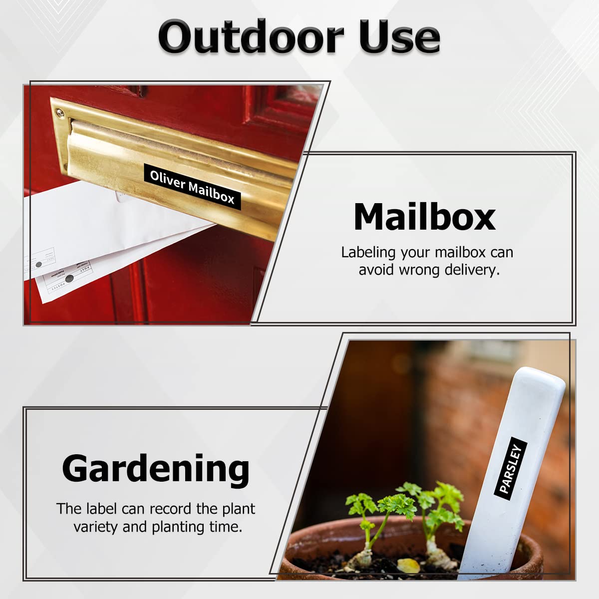 Markurlife Compatible avec Ruban DYMO D1 12mm x 7m 45021 S0720610 Blanc sur Noir Etiquettes Cassette pour Recharge DYMO LabelManager 160 LM 280 360D PnP LabelPoint 150 250 Étiqueteuse,Pack de 5