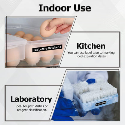 Markurlife Compatible avec Ruban DYMO D1 12mm x 7m 45021 S0720610 Blanc sur Noir Etiquettes Cassette pour Recharge DYMO LabelManager 160 LM 280 360D PnP LabelPoint 150 250 Étiqueteuse,Pack de 5