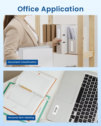 Nastro per Etichette Markurlife Compatibile In sostituzione di Dymo LetraTag Plastica 12mm x 4m Etichette S0721610 Nastro per Dymo LetraTag LT-100H LT-100T XR QX50 (Nero su Bianco,3Pz)