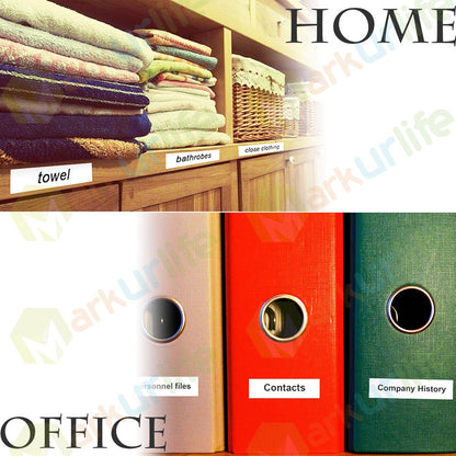 Nastro per Etichette Markurlife Compatibile In sostituzione di Brother TZe TZ Tape 9mm TZe-221 TZe-121 TZe-421 TZe-521 TZe-621 TZe-721 Laminato per P Touch PT-H107B PT-H110 PT-100LB PT-1005 PT-1010